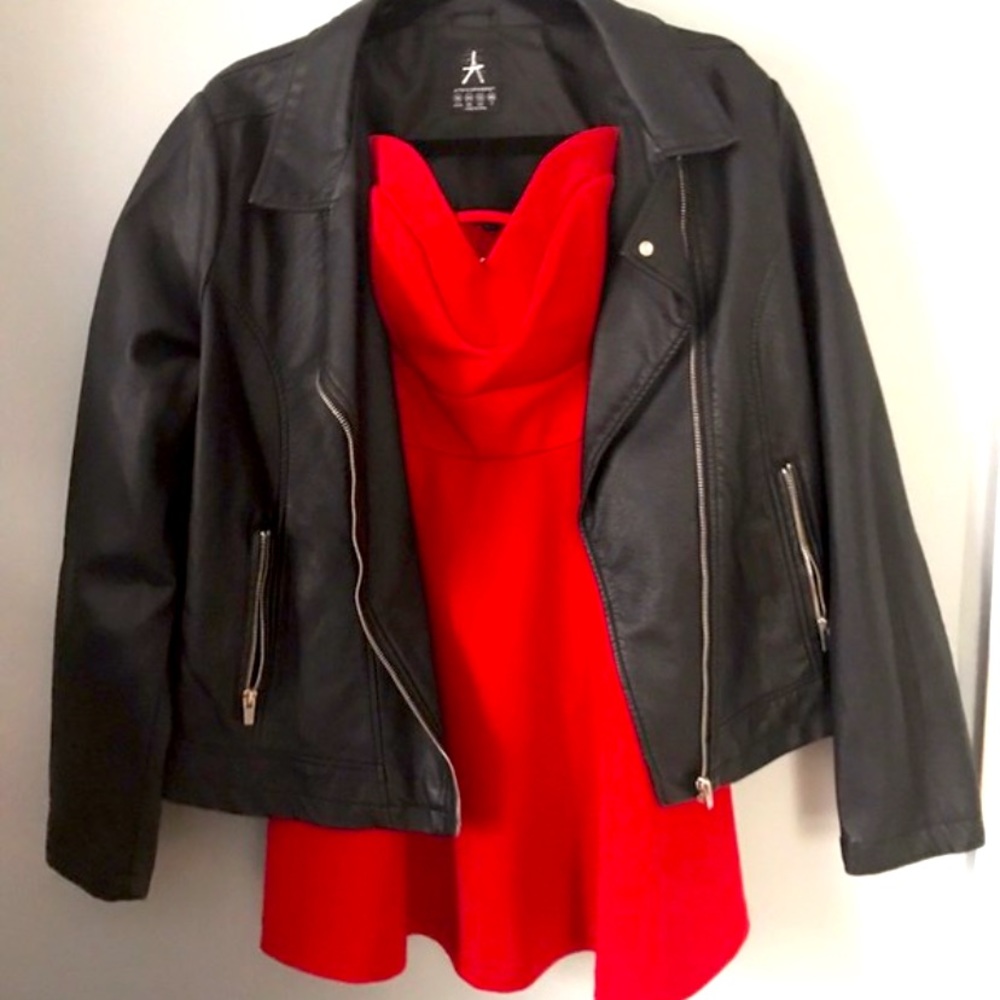 Faux Leather Jacket